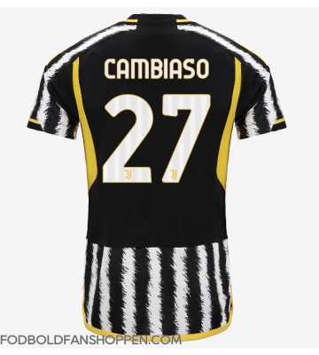 Juventus Andrea Cambiaso #27 Hjemmebanetrøje 2023-24 Kortærmet